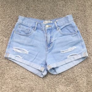 Denim High-Rise Short